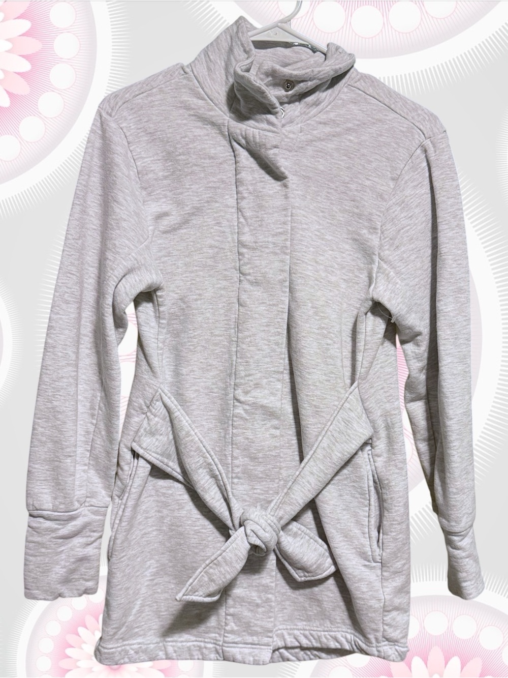 🌼Lily & Lottie Lt. Gray Bailey Wrap Cardigan